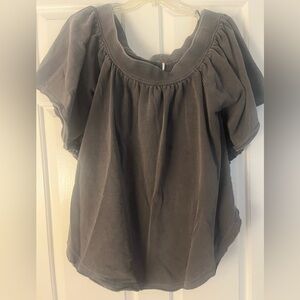 Free People Gray Women's Top